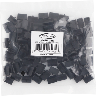 강원전자 넷메이트 USB-A 포트 보호 먼지 마개 (블랙/100개) NM-DCUBK