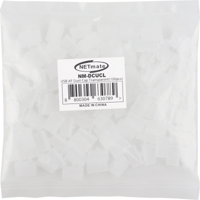 강원전자 넷메이트 USB-A 포트 보호 먼지 마개 (클리어/100개) NM-DCUCL