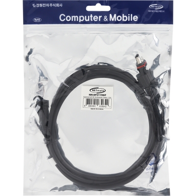 강원전자 넷메이트 방수형 고용량 DC 전원 연장 케이블 1.5m (5.5x2.1mm) NM-DP2115WP
