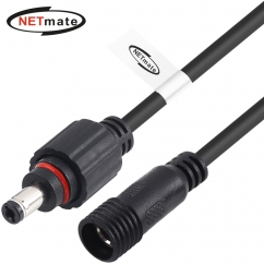 강원전자 넷메이트 방수형 고용량 DC 전원 연장 케이블 3m (5.5x2.5mm) NM-DP2530WP