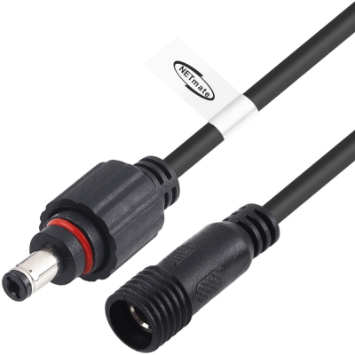 강원전자 넷메이트 방수형 고용량 DC 전원 연장 케이블 5m (5.5x2.5mm) NM-DP2550WP