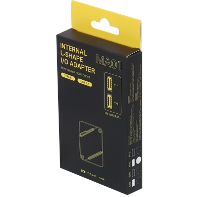 강원전자 넷메이트 USB3.2 Gen2 Type E 변환 어댑터, 화이트 RVS 90도 [EZDIY-FAB] NM-DPC2653