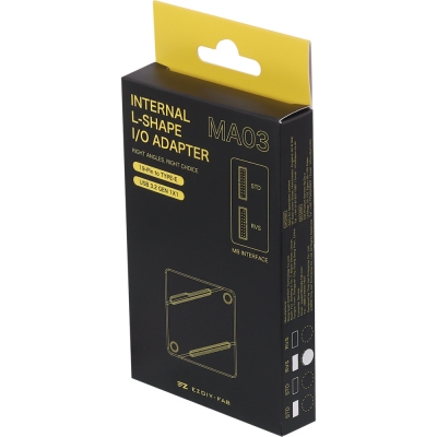 강원전자 넷메이트 USB3.0 20핀 헤더 Type E 변환 어댑터, 화이트 RVS [EZDIY-FAB] NM-DPC2673