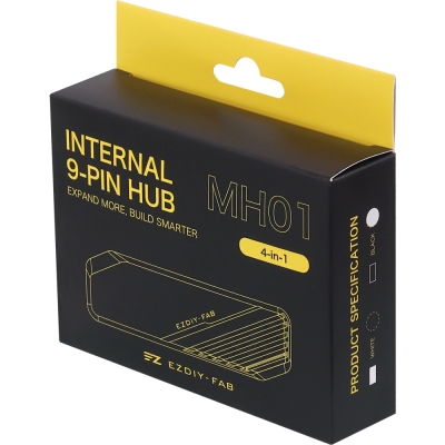 강원전자 넷메이트 USB2.0 10핀 헤더 어댑터, 화이트 [EZDIY-FAB] NM-DPI2631