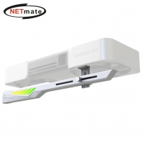 강원전자 넷메이트 ARGB 알루미늄 그래픽카드 지지대, 화이트 [EZDIY-FAB] NM-DPI2641