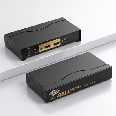 강원전자 넷메이트 4K 60Hz HDMI 1:2 분배기 NM-HMS22