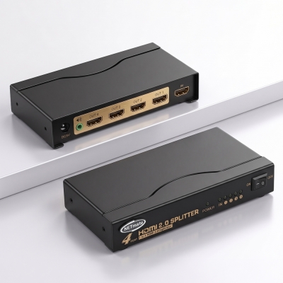 강원전자 넷메이트 4K 60Hz HDMI 1:4 분배기 NM-HMS24