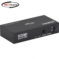 강원전자 넷메이트 4K 지원 HDMI 1:2 분배기 NM-HSP4302