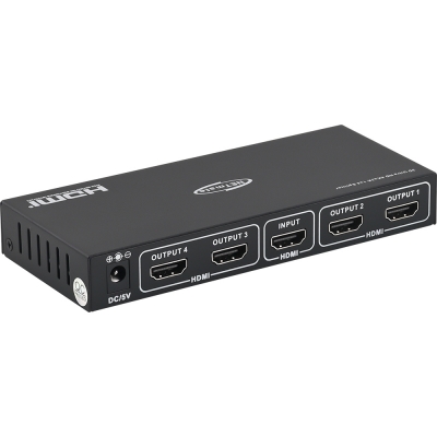 강원전자 넷메이트 4K 지원 HDMI 1:4 분배기 NM-HSP4304