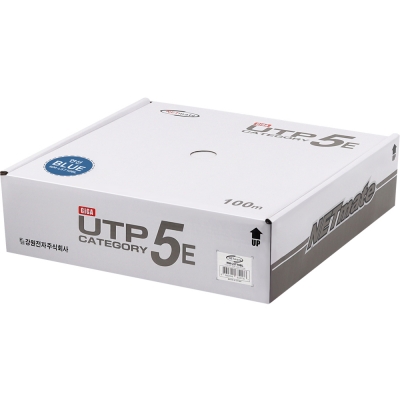 강원전자 넷메이트 CAT.5E UTP 케이블 100m, 연선 블루 NM-L5710BL