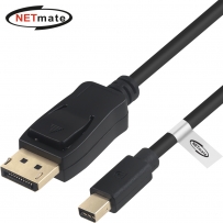강원전자 넷메이트 mini DisplayPort to DisplayPort 1.4 케이블 0.3m NM-MDP1403B