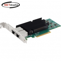 강원전자 넷메이트 PCI Express 듀얼 10G 랜카드(Intel/슬림PC겸용) NM-PL102T