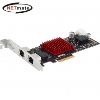 강원전자 넷메이트 PCI Express 듀얼 PoE+ 기가비트 랜카드(Intel/슬림PC겸용) NM-PL12P
