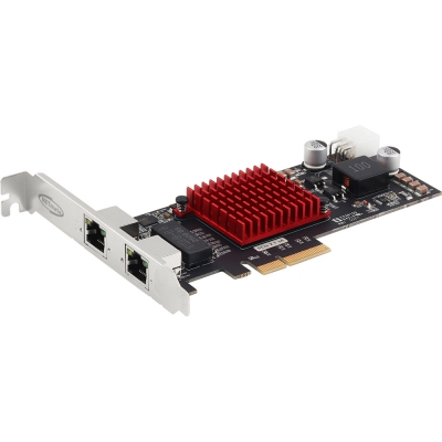 강원전자 넷메이트 PCI Express 듀얼 PoE+ 기가비트 랜카드(Intel/슬림PC겸용) NM-PL12P