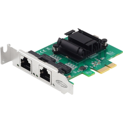 강원전자 넷메이트 PCI Express 듀얼 기가비트 랜카드(Intel/슬림PC겸용) NM-PL12TB