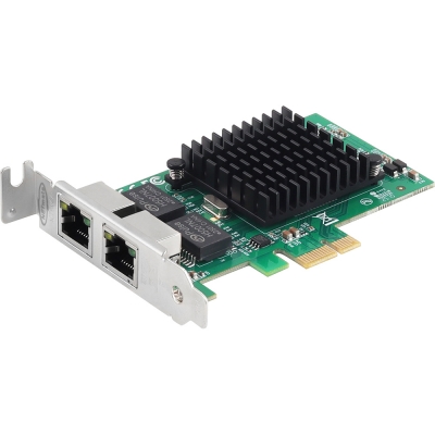 강원전자 넷메이트 PCI Express 듀얼 기가비트 랜카드(Intel/슬림PC겸용) NM-PL12T