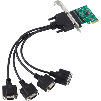 강원전자 넷메이트 PCI Express 4포트 RS232 시리얼카드(슬림PC겸용) NM-PS24