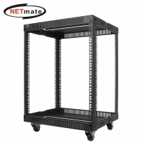 강원전자 넷메이트 조립식 오픈 허브랙, 블랙 NM-S750FRB