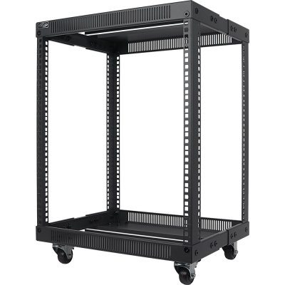 강원전자 넷메이트 조립식 오픈 허브랙, 블랙 NM-S750FRB