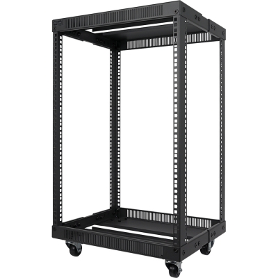 강원전자 넷메이트 조립식 오픈 허브랙, 블랙 NM-S850FRB