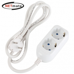 강원전자 넷메이트 SAFE 멀티탭 2구 접지 2m NM-SF220