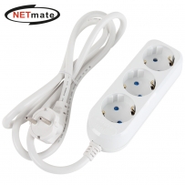 강원전자 넷메이트 SAFE 멀티탭 3구 접지 3m NM-SF330