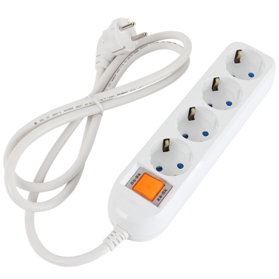 강원전자 넷메이트 SAFE 멀티탭 4구 접지 1.5m NM-SF415