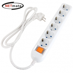 강원전자 넷메이트 SAFE 멀티탭 6구 접지 3m NM-SF630