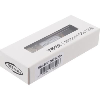 강원전자 넷메이트 10G 싱글모드 SFP+ BiDi 광 모듈(TX1270nm/RX1330nm/20km) NM-SFS10GT1220N