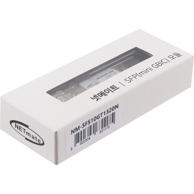 강원전자 넷메이트 10G 싱글모드 SFP+ BiDi 광 모듈(TX1330nm/RX1270nm/20km) NM-SFS10GT1320N
