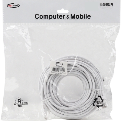 강원전자 넷메이트 CAT.5E UTP 랜 케이블 20m (화이트) NM-TC520
