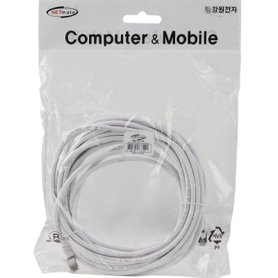 강원전자 넷메이트 CAT.7 SSTP 랜 케이블 10m (화이트) NM-TC710