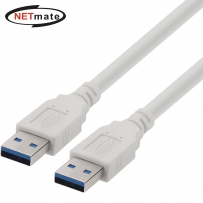 강원전자 넷메이트 USB3.0 AM-AM 케이블 0.5m (화이트) NM-TUA305