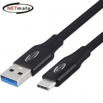 강원전자 넷메이트 USB3.2 Gen2 AM-CM 케이블 2m (블랙) NM-UAC302B