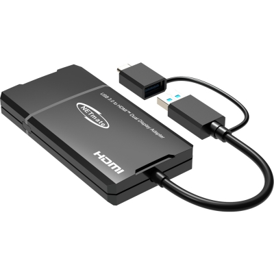 강원전자 넷메이트 USB3.0 to 듀얼 HDMI 컨버터 NM-UHM01