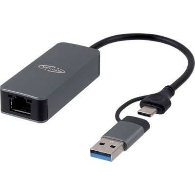 강원전자 넷메이트 USB3.0 2 in 1 2.5G 랜카드 NM-ULCA25G