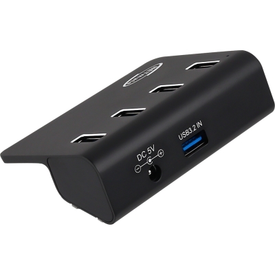 강원전자 넷메이트 USB3.2 4포트 허브 (블랙) NM-UT324B