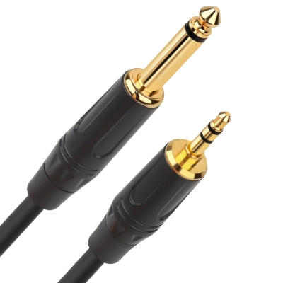 강원전자 넷메이트 TS(5.5 Mono)-스테레오 마이크 케이블 1m NMC-AU5301B