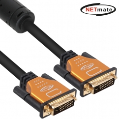 강원전자 넷메이트 DVI-D 듀얼 Gold Metal 케이블 0.5m NMC-DD05GZ