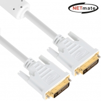 강원전자 넷메이트 DVI-D 듀얼 케이블 10m (화이트) NMC-DD100Z