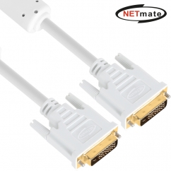 강원전자 넷메이트 DVI-D 듀얼 케이블 10m (화이트) NMC-DD100Z