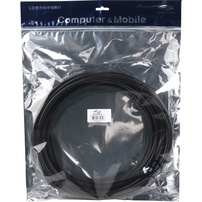 강원전자 넷메이트 5C-HFBT BNC-BNC 동축 케이블(동복강선/4합/75ohm) 15m NMC-HFBT15