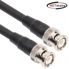 강원전자 넷메이트 5C-HFBT BNC-BNC 동축 케이블(동복강선/4합/75ohm) 5m NMC-HFBT5