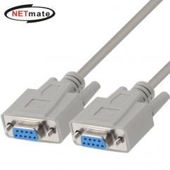 강원전자 넷메이트 9핀 F/F NULL MODEM 케이블 1m NMC-SFF10