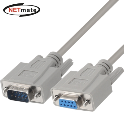 강원전자 넷메이트 9핀 M/F NULL MODEM 케이블 1m NMC-SFM10