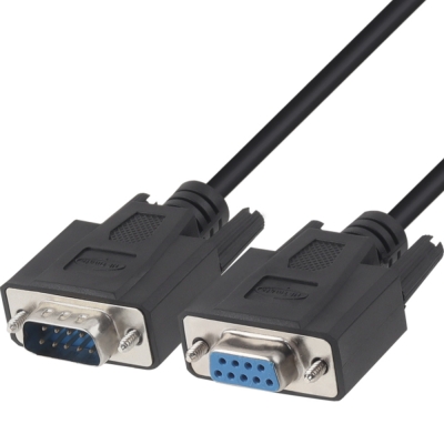 강원전자 넷메이트 9핀 M/F NULL MODEM 케이블 1.8m (블랙) NMC-SFM18B