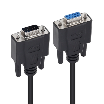 강원전자 넷메이트 9핀 M/F NULL MODEM 케이블 3m (블랙) NMC-SFM30B