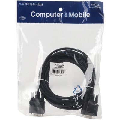 강원전자 넷메이트 9핀 연장 M/F 케이블 5m (블랙) NMC-SMF50B