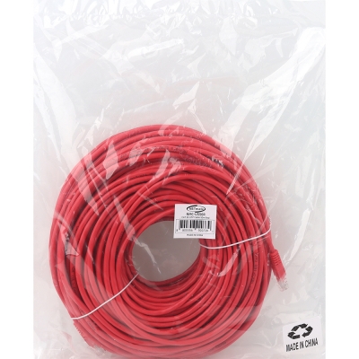 강원전자 넷메이트 CAT.5E UTP 랜 케이블 50m, 레드 NMC-U550R