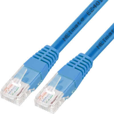 강원전자 넷메이트 CAT.6 UTP 랜 케이블 7m, 블루 NMC-U607BL